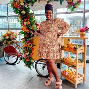 SHEIN Curve size 20 floral dress